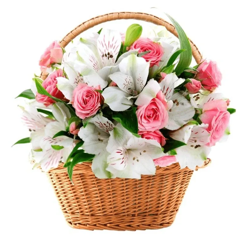 Корзина с цветами «Весенний рай»